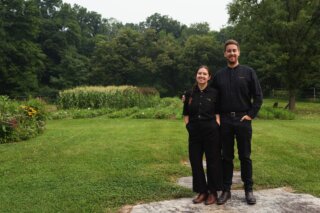 Hi! We are full on in event season and the garden is looking beautiful! We still have some availability in September and October, book now through the link in our bio. #openfarmhouse #farmtotable #eventvenue #kitchengarden #smallbusiness